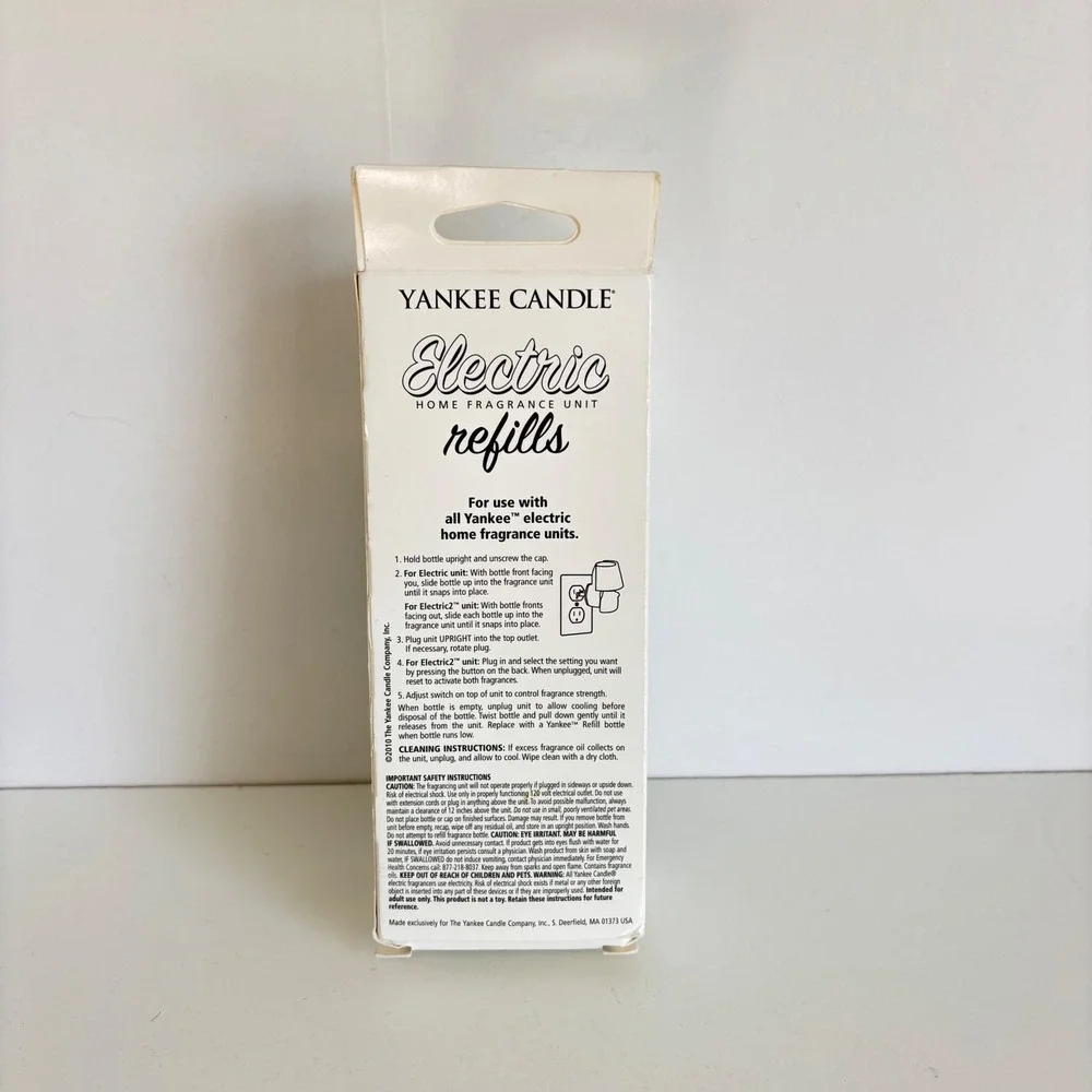 Yankee Candle White Christmas Electric Home Fragrance Unit Refills 2pk 1221117